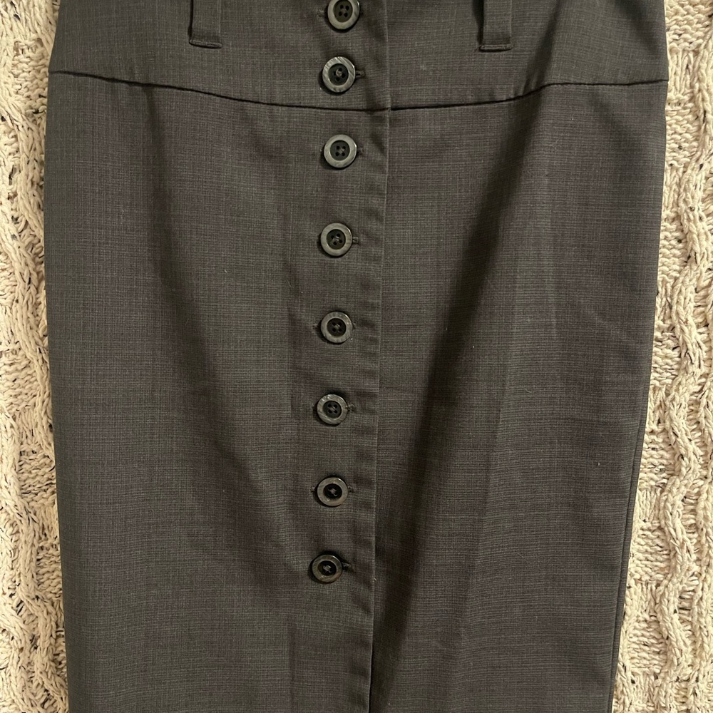 Mandee Black Pencil Skirt